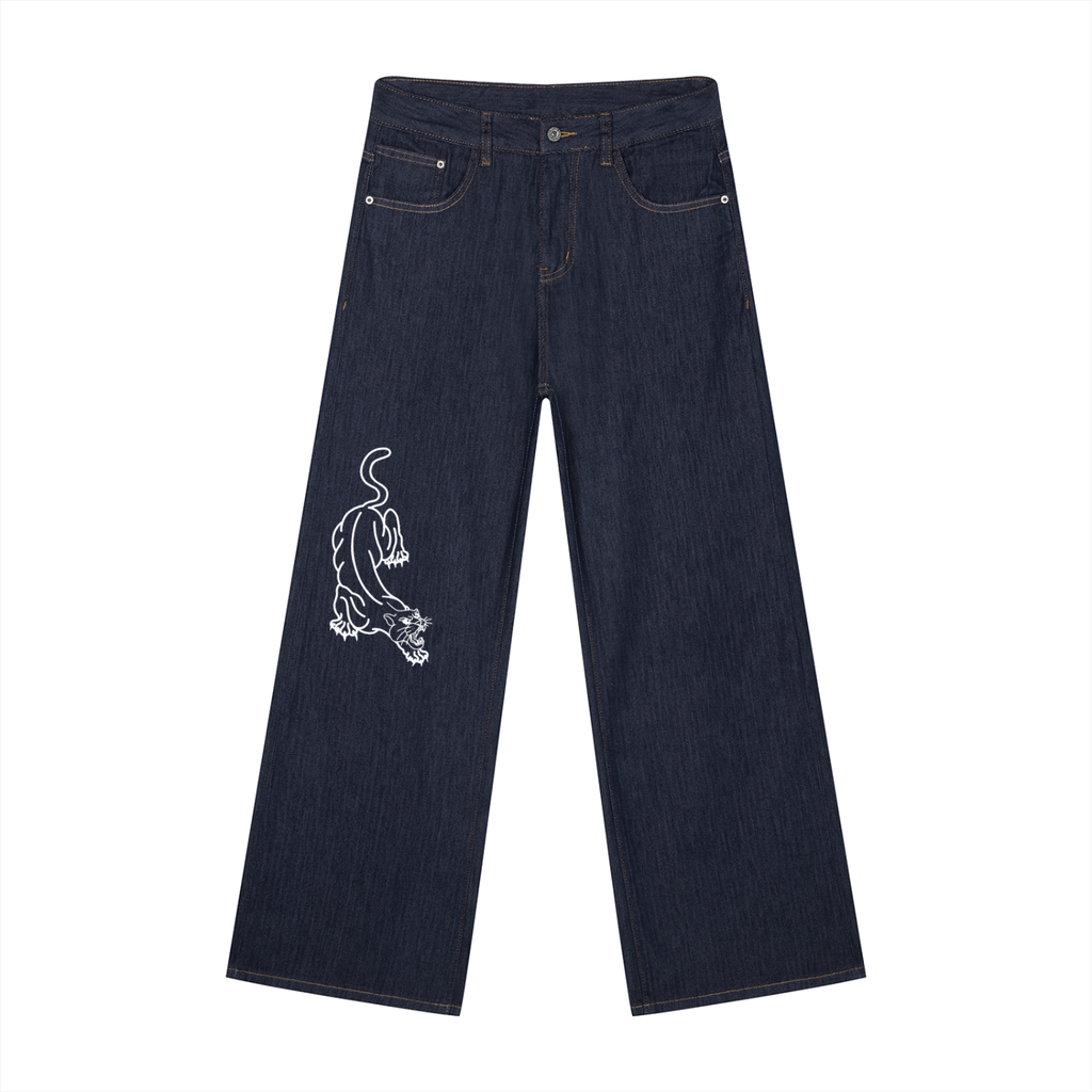 Pantera Loose Fit Wide Leg Jeans