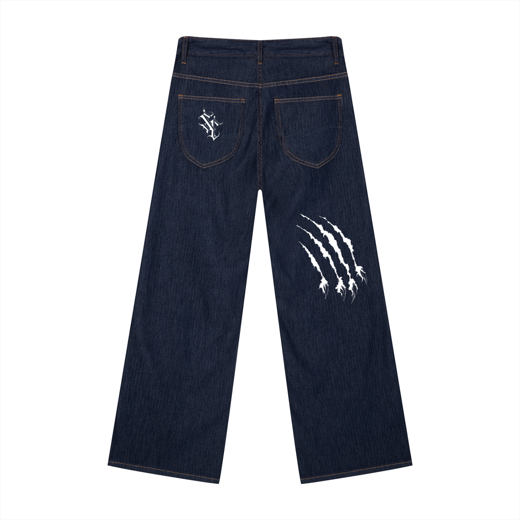 Pantera Loose Fit Wide Leg Jeans