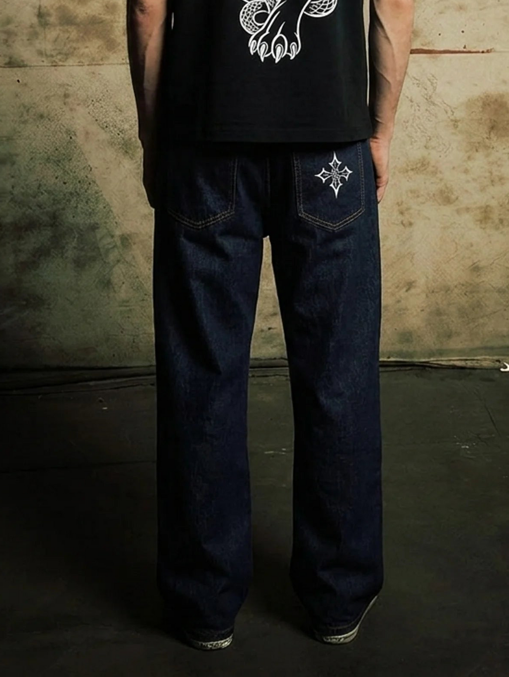 Midnight Straight Leg Denim Jean