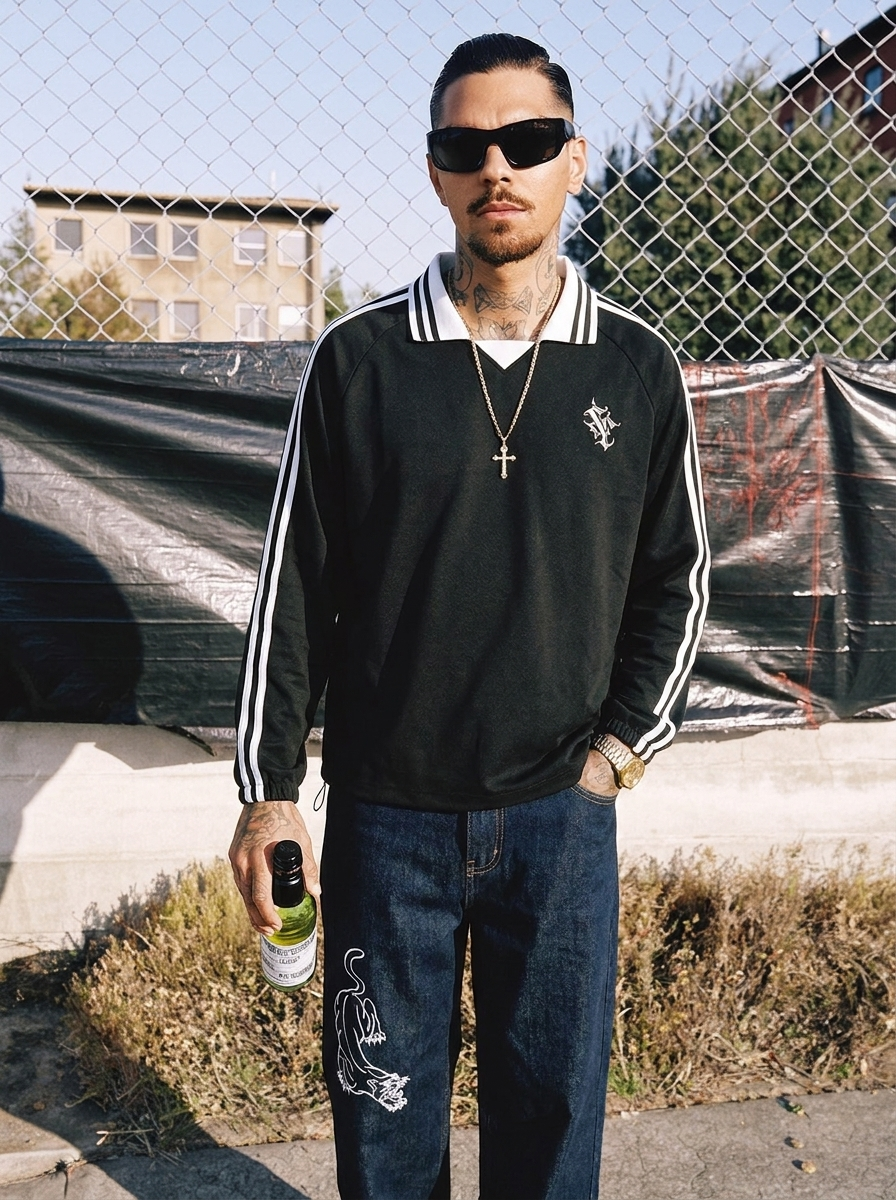 Pantera Collar Sweatshirt